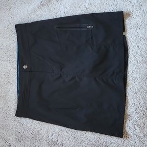 Columbia athletic skirt skort size 6 black omni shield